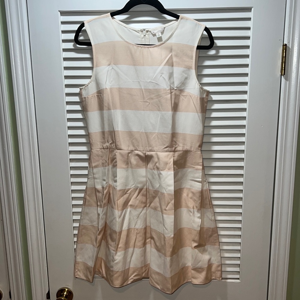 Gap light pink striped dress